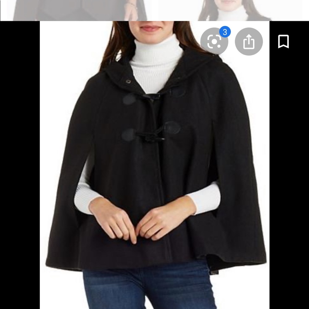 Chic cape style jacket